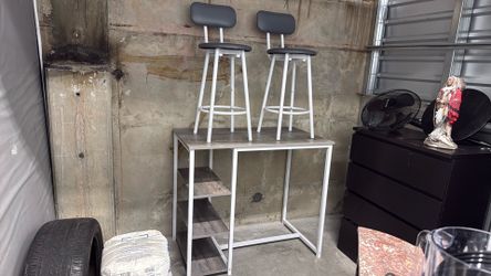 Small table with two chairs