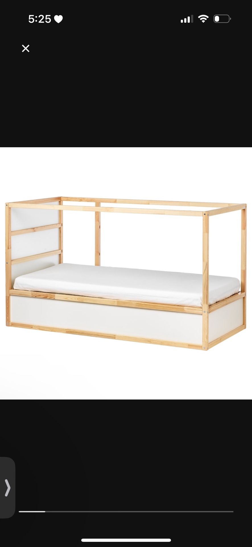 IKEA Flip Bed With Mattress