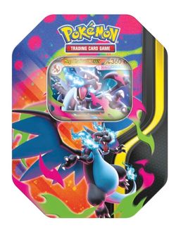 Pokemon Mega Charizard X Tin Factory Sealed New TCG Collector Box