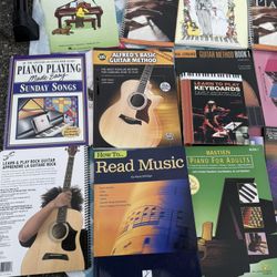 10 Piano Books 