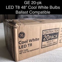 New 20 LED 4-Ft Cool White T8 Bulbs