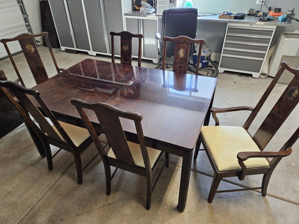 Asian Style Dining Table Set