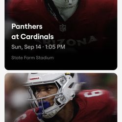 Arizona Cardinals Football 🏈  2 Tickets 🎫  Club 241 Awesome The Nest