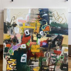 Abstract Painting Canvas 
