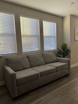 Light grey family couch