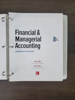 Financial And Managerial Accounting