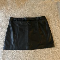 Zara Leather Skirt