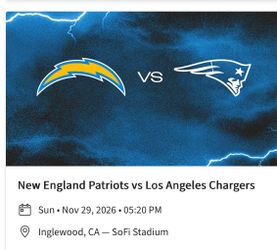 2 Chargers vs Patriots