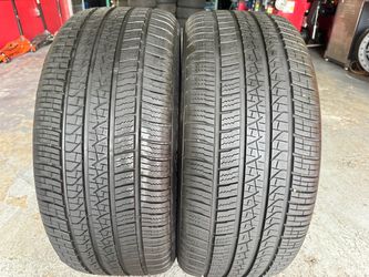 Two Premium Tires 275/45/21 Pirelli Scorpion Zero All Season with 96-98% Left amazing deal serious inquiries only