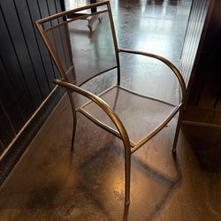 New stackable metal outdoor patio chairs