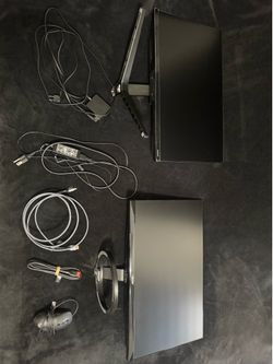 CyberPower Gaming PC & 2 Monitors
