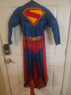 Superman light up Halloween Costume with Cape 8-10