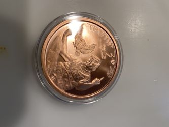 1oz Trump copper round