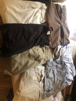 Golf shorts and cargo shorts