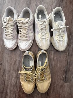 Lot of 3 Pairs Sneakers - New Balance Nike - Women Size 7