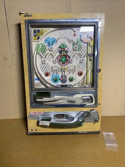 The Nishijin Super DX "Shiroi Kamome" (White Seagull) is a vintage Japan Made 1970 mechanical pachinko machine