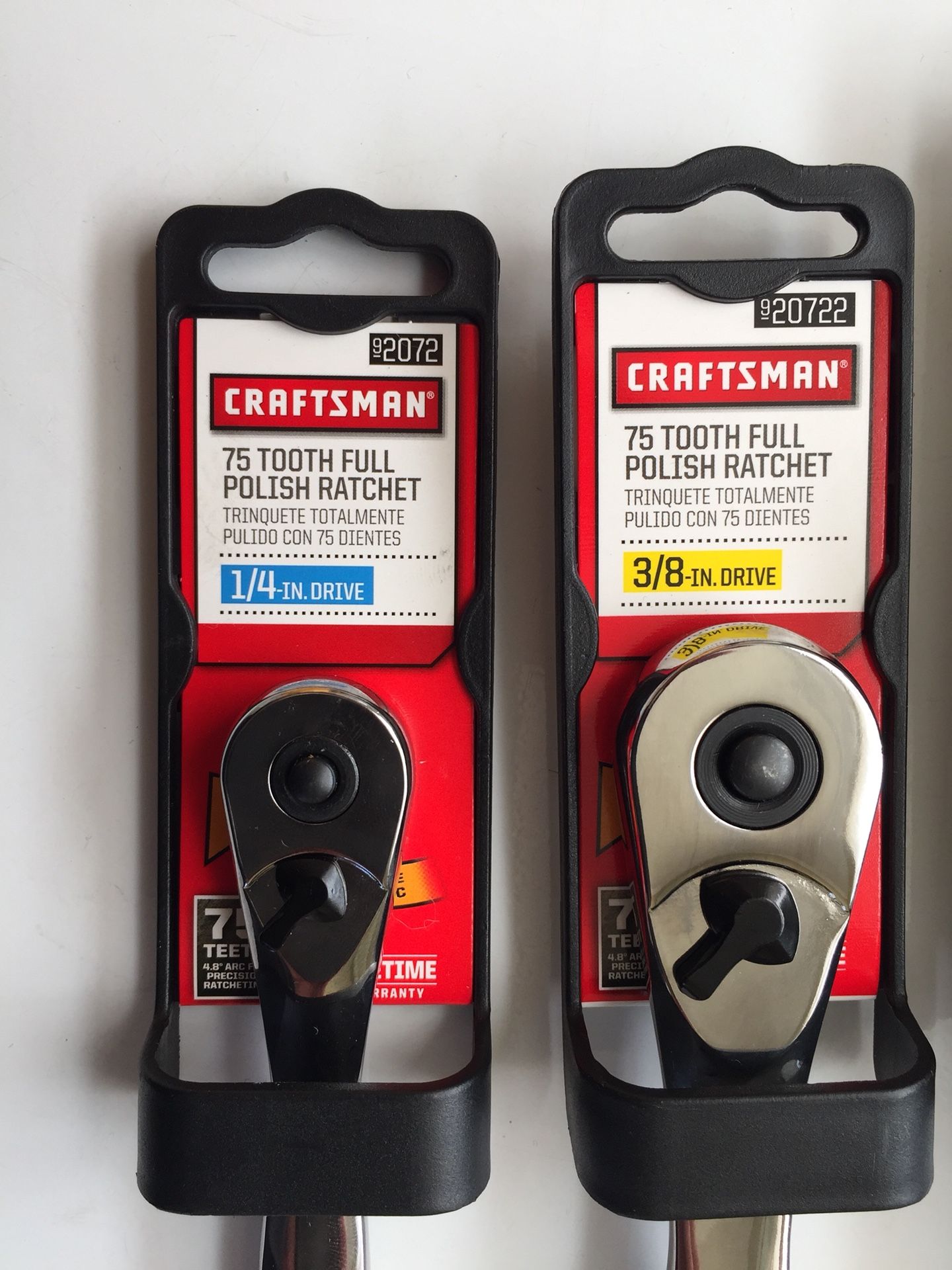 Craftsman 75T 1 4in 3 8in Drive Ratchets New for Sale in Santa