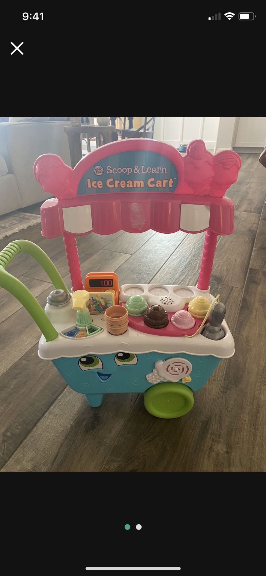 Leap frog Ice Cream Cart
