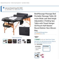 Massage table 