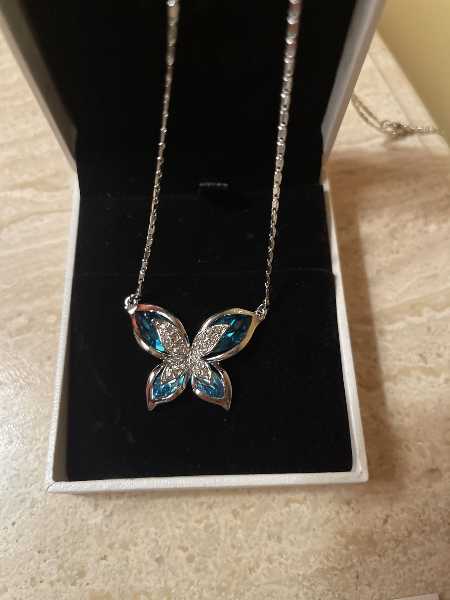 Swarovski Butterfly Necklace 