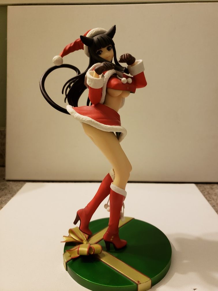 Female Chrismas nude anime figure