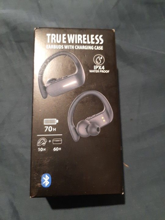 True Wireless Bluetooth Earbuds W / Charging Case Power Pro 17LY86BK