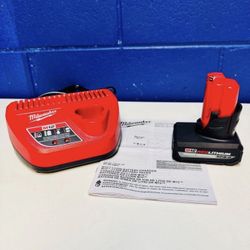 🔥 Milwaukee M12 5.0 H.O Battery + Charger