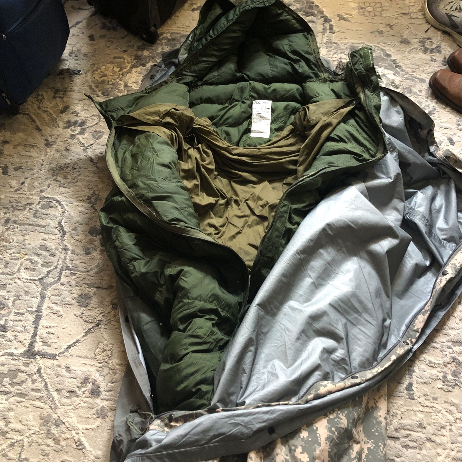 Sleeping Bag-Military Combo