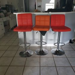 3 Bar Stolls Adjustable $50 Each Or $125 For All