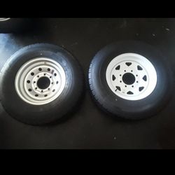 New trailer tires or wheels. 24/7 pick up