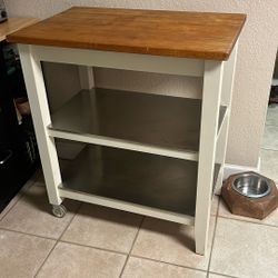 Butcher Block Kitchen Island 