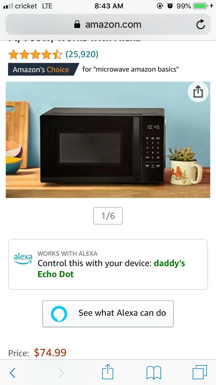 Microwave - Alexa Built In