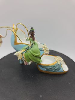 Bradford Exchange : Disney Once Upon A Slipper Tiana Enchanted Beauty