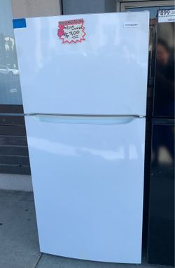 White Refrigerator with Ice Maker - Take it for Today Pay Later! Ask For Details