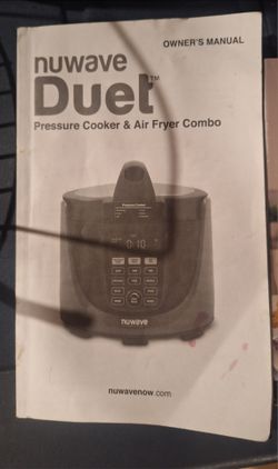 NuWave Duet 6 quart Pressure Cooker/Air Fryer