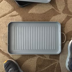 Green Pan  Double Burner Grill Pan