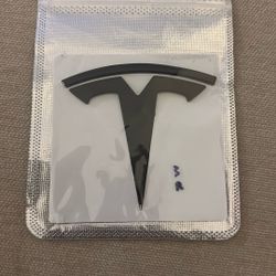 Black OEM Tesla Emblems