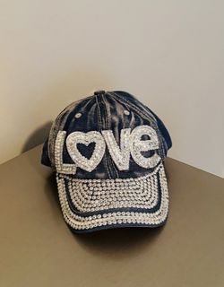 Bling Rhinestone Cap