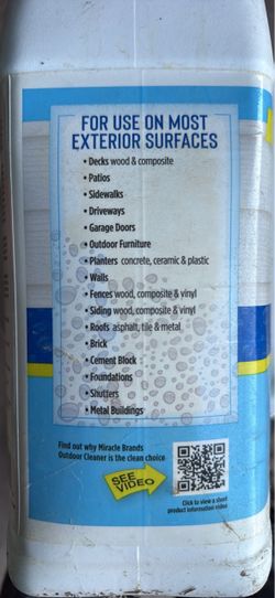 Outdoor cleaner