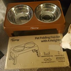 Toozey Pet Folding Feeder