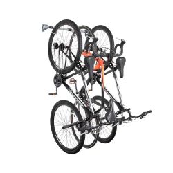 NEW Monkey Bars Gray 3-Bike Wall Mounted Garage Bike Rack