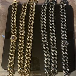 Bold Cuban Link Necklace Sets $50 Each