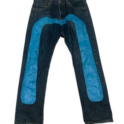 VINTAGE EVISU STRAIGHT LEG DENIM 32