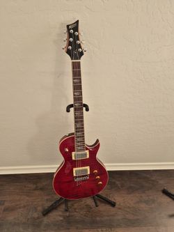 Mitchell MS450 Les Paul Style Electric Guitar Black Cherry Red (Trades Okay)