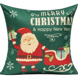 Christmas Pillow Covers, Linen, New