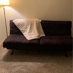 Black Microfiber Futon