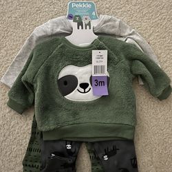 Baby Top And Pants Set - 4 Piece - New 