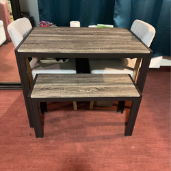 DINING TABLE SET WITH BENCHES