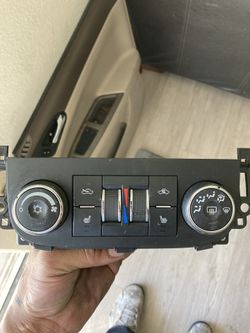 Dual Climate Zone Control Panel