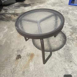 Glass Outdoor  Table